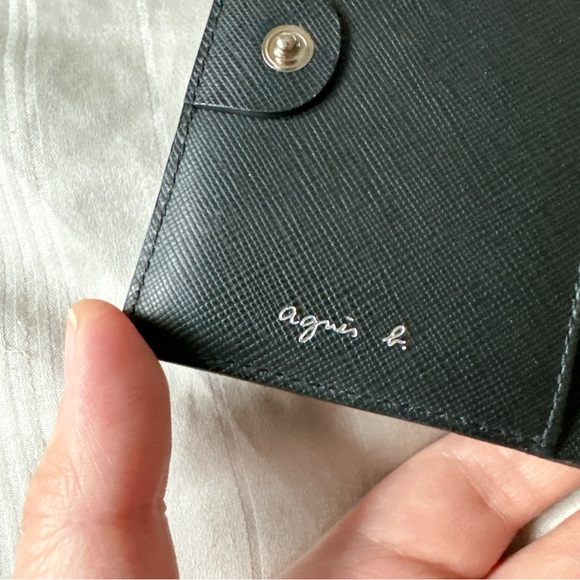 Agnès b. Mens bi-fold leather cardholder - Picture 5 of 11
